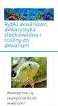 Mobile Screenshot of akwarystyka-blog.pl